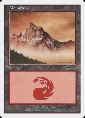 Mountain (87) card from Beatdown Box Set