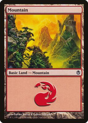 Mountain (41) card from Duel Decks: Ajani vs. Nicol Bolas