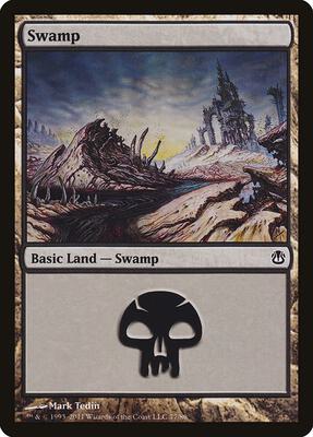 Swamp (77) card from Duel Decks: Ajani vs. Nicol Bolas