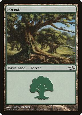 Forest (31) card from Duel Decks: Elves vs. Goblins