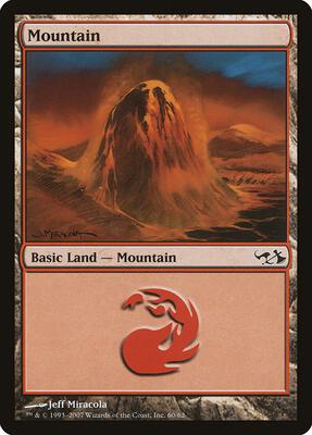 Mountain (60) card from Duel Decks: Elves vs. Goblins