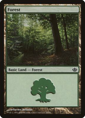 Forest (30) card from Duel Decks: Garruk vs. Liliana