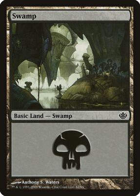 Swamp (62) card from Duel Decks: Garruk vs. Liliana