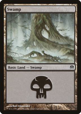 Swamp (32) card from Duel Decks: Phyrexia vs. the Coalition