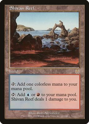 Shivan Reef card from Apocalypse