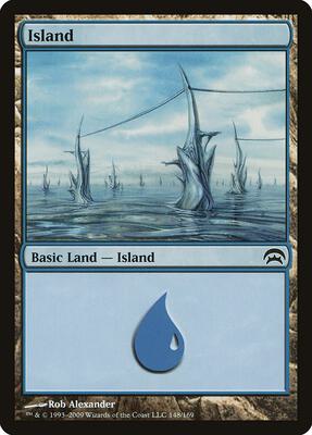 Island (148) card from Planechase