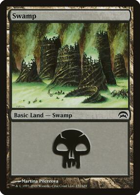Swamp (151) card from Planechase