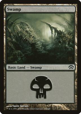 Swamp (152) card from Planechase