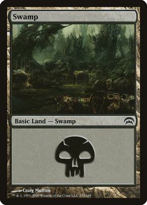 Swamp (153) card from Planechase