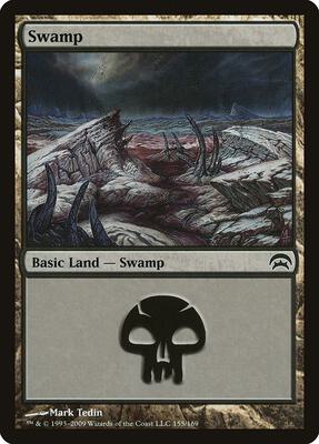Swamp (155) card from Planechase