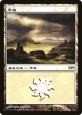 Plains (2011) card from Magic Premiere Shop