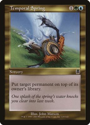 Temporal Spring card from Apocalypse