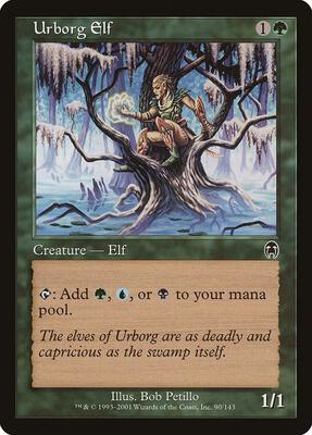 Urborg Elf card from Apocalypse