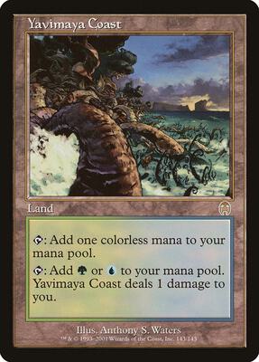 Yavimaya Coast card from Apocalypse