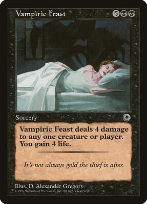 Vampiric Feast card from Portal