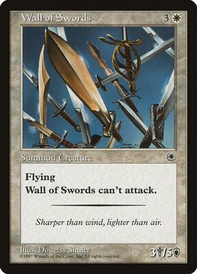 Wall of Swords card from Portal