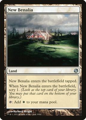 New Benalia card from Duel Decks: Heroes vs. Monsters