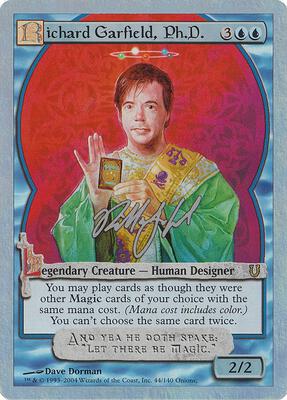 Richard Garfield, Ph.D. (Alternate Foil) card from Unhinged