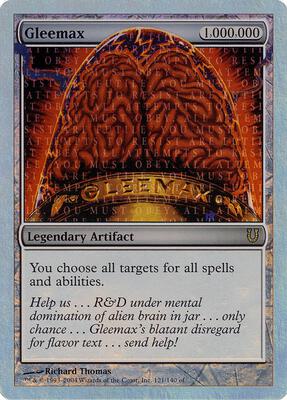 Gleemax (Alternate Foil) card from Unhinged