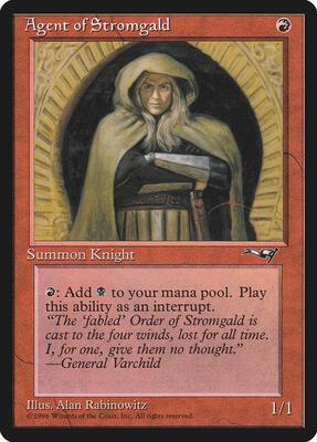 Agent of Stromgald card from Alliances