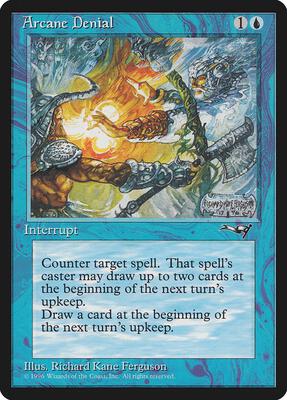 Arcane Denial (Axe) card from Alliances