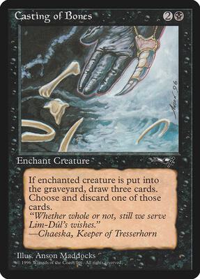 Casting of Bones card from Alliances