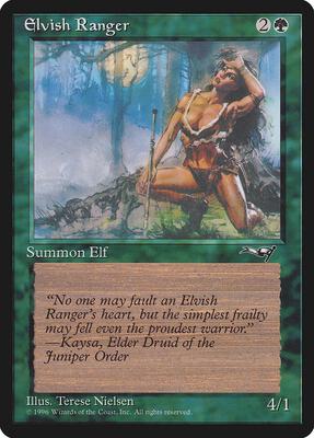 Elvish Ranger (Female) card from Alliances