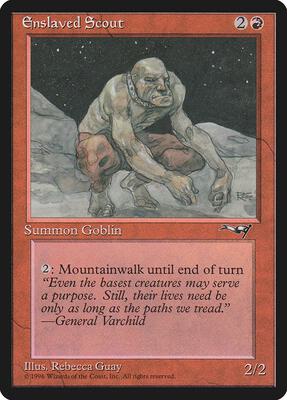 Enslaved Scout card from Alliances