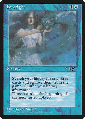 Foresight (White Dress) card from Alliances
