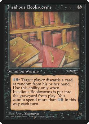Insidious Bookworms card from Alliances