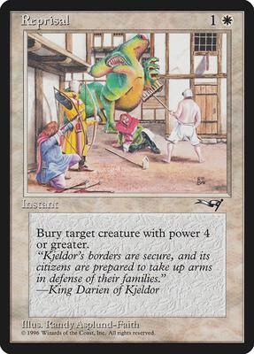 Reprisal (Green Monster) card from Alliances