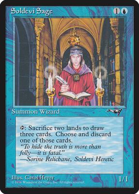 Soldevi Sage (2 Candles) card from Alliances