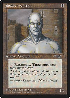 Soldevi Sentry (Close-Up) card from Alliances