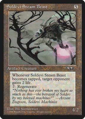 Soldevi Steam Beast (Purple Sun) card from Alliances