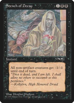 Stench of Decay (Red Flower) card from Alliances