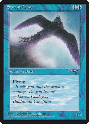 Storm Crow (Flying Right) card from Alliances