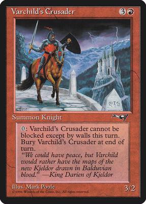 Varchild's Crusader (Castle) card from Alliances