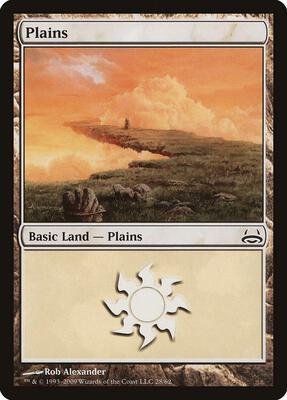 Plains (28) card from Duel Decks: Divine vs. Demonic