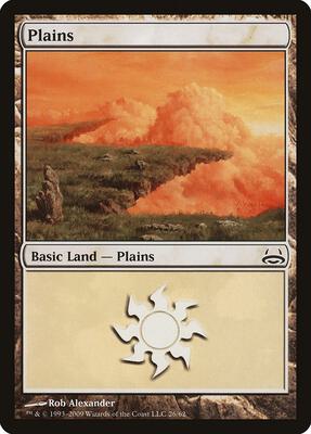 Plains (26) card from Duel Decks: Divine vs. Demonic