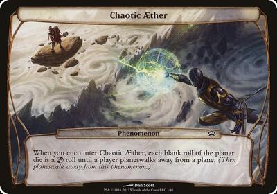 Chaotic Aether (Planechase 2012) card from Oversize Cards
