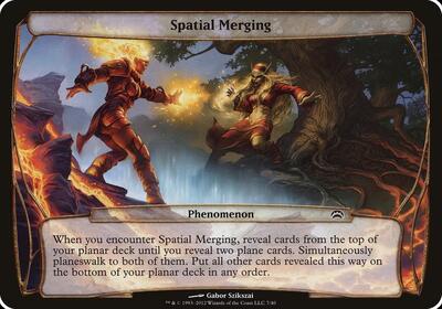 Spatial Merging (Planechase 2012) card from Oversize Cards