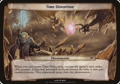 Time Distortion (Planechase 2012) card from Oversize Cards