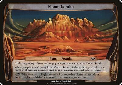 Mount Keralia (Planechase 2012) card from Oversize Cards