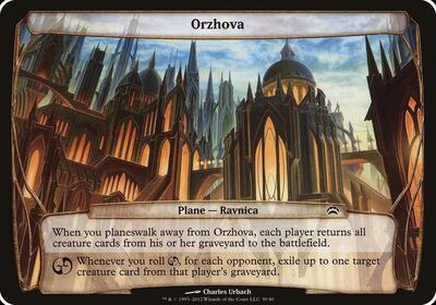 Orzhova (Planechase 2012) card from Oversize Cards