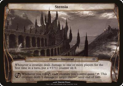 Stensia (Planechase 2012) card from Oversize Cards