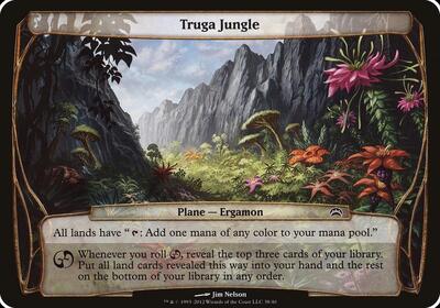Truga Jungle (Planechase 2012) card from Oversize Cards