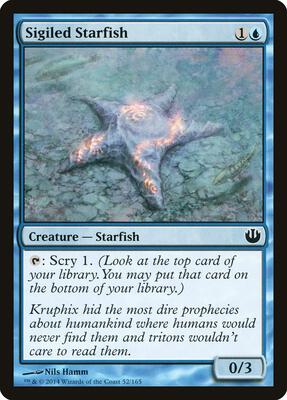 Sigiled Starfish card from Journey Into Nyx