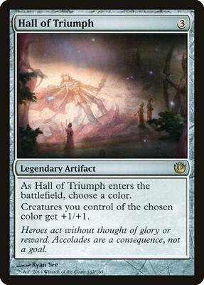 Hall of Triumph card from Journey Into Nyx