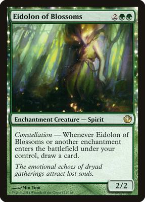 Eidolon of Blossoms card from Journey Into Nyx