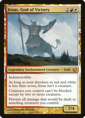 Iroas, God of Victory card from Journey Into Nyx